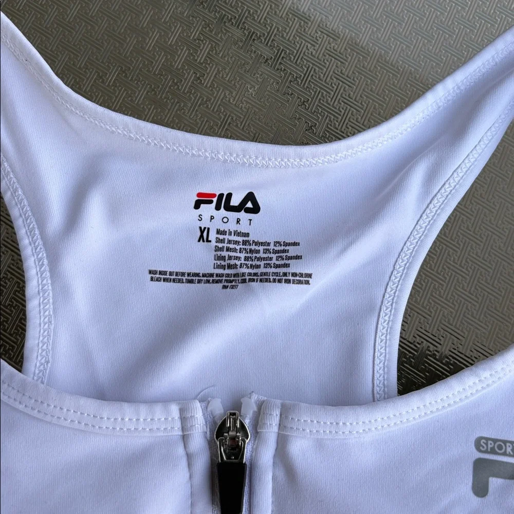 Fila sport bra XL white Padded